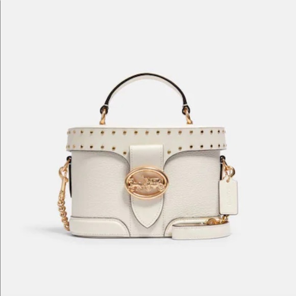 Coach Handbags - NWOT COACH GEORGIE GEM CROSSBODY WITH RIVETS
